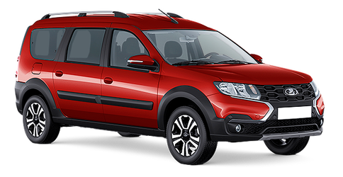 Lada Largus Cross Красный