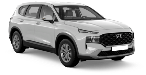 Hyundai Santa Fe Светло-серый Glacier White
